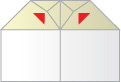 Step 12: Tuck your fingers into each of the triangular flaps formed i - Lightning Paper Airplane