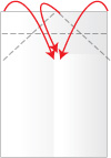 Step 5: Comes the first tricky bit. - Cobra Paper Airplane