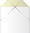 Step 8: Fold down the triangle at the top of the plane to touch the  - Lightning Paper Airplane